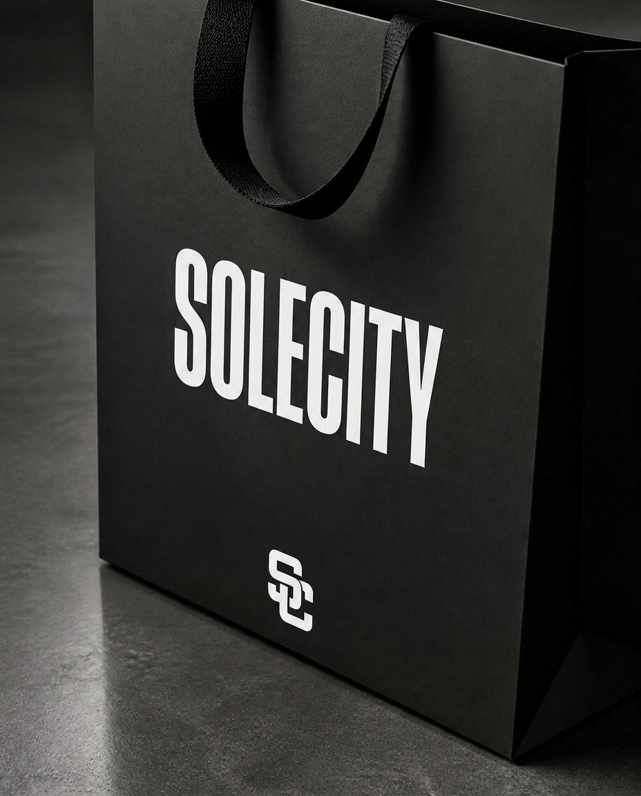 SoleCity signature shopping bag